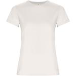 Golden short sleeve women's t-shirt, vintage white Vintage white | L