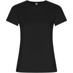 Golden short sleeve women's t-shirt 