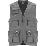 Venera 200 g/m2 v-neck multi-pocket workwear vest, lead Lead | L