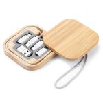 Bamboo Charging Cable 6-in-1 Square 
