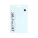 Smart Tracker Card für Apple & Android – Wiederaufladbare Tracker-Karte für Geldbörse & Kartenetui Weiß