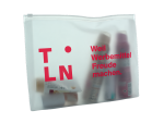 EVA-Fitness- und Kosmetiktasche mit Reißverschluss – 30 × 23 × 4 cm Transparent
