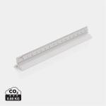 XD Collection 15cm. Aluminum triangular ruler Silver
