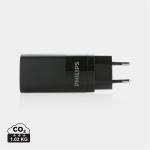 Philips 65W Ultra-Schnell-PD 3-Port-USB-Wandladegerät Schwarz