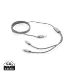 XD Collection 3-in-1 braided cable Convoy grey