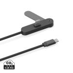 XD Xclusive Aluvia RCS 65W PD Cable with adjustable phone stand Black