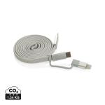 XD Xclusive Arc RCS recycled Ultra-thin 60W 2 in 1 magnetic cable Convoy grey