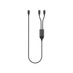 XD Xclusive Terra 100W RCS Dual USB C output cable Black/silver