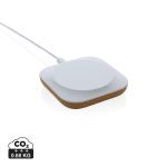 XD Xclusive Oregon Wireless-Charger aus RCS recyc. Kunststoff & Kork Braun