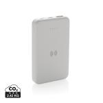 XD Collection RCS recycled plastic 5.000 mAh 5W wireless powerbank White