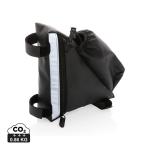 XD Collection PU high visibility bike frame bag with bottle holder Black
