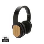 XD Collection Elite faltbarer kabelloser Kopfhörer aus RCS und Bambus Schwarz