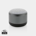 XD Xclusive Terra RCS recycled aluminium 5W wireless speaker Convoy grey