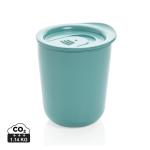 XD Collection Antimikrobieller Kaffeebecher im klassischen Design Grün