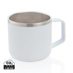 XD Collection Stainless-Steel Camping-Tasse Weiß