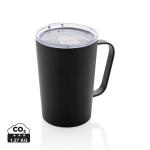 XD Collection RCS Recycled stainless steel modern vacuum mug with lid 