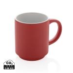 XD Collection Ceramic stackable mug Red