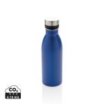 XD Collection RCS Recycled stainless steel deluxe water bottle Aztec blue