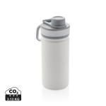 XD Collection Vacuum stainless steel bottle with sports lid 550ml White/grey