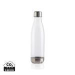 XD Collection Auslaufsichere Trinkflasche mit Stainless-Steel-Deckel Transparent
