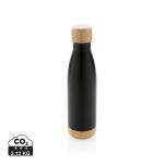 XD Collection Vacuum stainless steel bottle with bamboo lid and bottom 