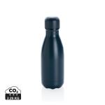 XD Collection Solid colour vacuum stainless steel bottle 260ml Aztec blue