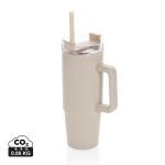 XD Collection Tana Becher aus RCS recyceltem Kunststoff mit Griff 750ml Beige