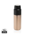 XD Collection Thermocup RCS recycled vacuum flask with cup 500ml Bronze