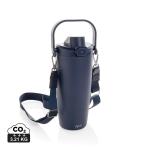 Avira Ayala RCS re-steel duosip lockable crossbody tumbler Navy