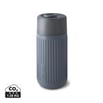 Black + Blum Black+Blum Glas-Reisebecher 340ml Grau