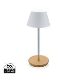 XD Collection Pure Glow RCS usb-rechargeable recycled plastic table lamp White