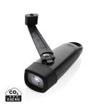 XD Collection Lightwave RCS rplastic USB-rechargeable torch with crank Black