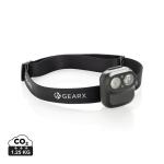 GearX Gear X Stirnlampe mit Bewegungssensor aus RCS rec. ABS Schwarz