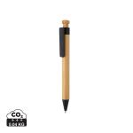 XD Collection Bambus Stift mit Wheatstraw-Clip Schwarz