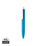 XD Collection X3-Stift mit Smooth-Touch aus RCS recyceltem ABS Blau/weiß