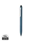 XD Collection Kymi RCS certified recycled aluminium pen with stylus Bright royal