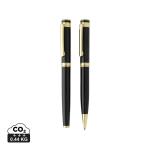 Swiss Peak Luca RCS recycled brass deluxe pen set Black