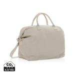 XD Collection Kezar AWARE™ 500 gsm recycled canvas deluxe weekend bag Off white
