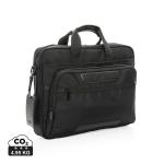 Swiss Peak AWARE™ RPET Voyager 15.6" laptop bag Black