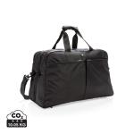 Swiss Peak RFID duffle with suitcase opening Black