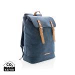 XD Collection Canvas laptop backpack PVC free Aztec blue