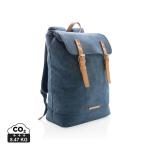 XD Collection Canvas Laptop-Rucksack, PVC-frei Blau