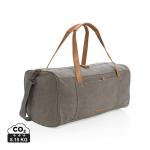 XD Collection Canvas Reisetasche, PVC-frei Grau