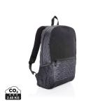 XD Collection Reflektierender RPET Laptop-Rucksack mit AWARE™ Tracer Schwarz