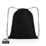XD Collection Impact AWARE™ RPET 190T drawstring bag Black