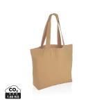 XD Collection Impact Aware™ 240 gsm rcanvas shopper w/pocket undyed Brown