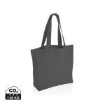 XD Collection Impact Aware™ 240g/m² rcCanvas Shopper + Tasche, ungefärbt Anthrazit