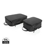 Swiss Peak Ridge AWARE™ RPET compression travel cubes 2pc Black