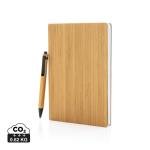 XD Collection A5 Bambus Notizbuch & Stift Braun