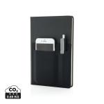 XD Collection A5 Deluxe notebook with smart pockets Black